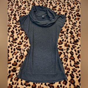 vintage y2k rue21 cowl neck short sleeve sweater dress ♡